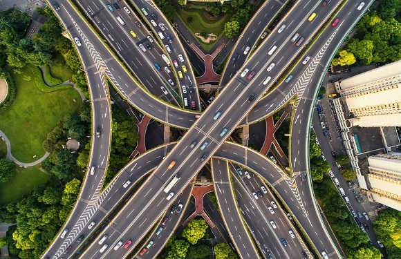 cross roads representing multiple layers of authorisation for hsbc business banking account